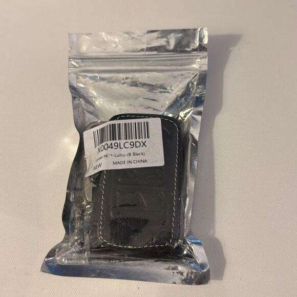 Land Rover Metal Keyfob Keychain and Key Fob Cover in Black Leather NWT - Picture 7 of 7